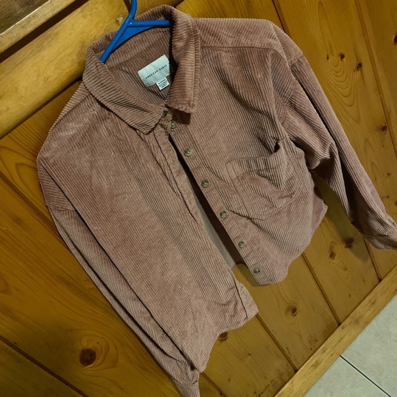 Corduroy cropped jacket - Picture 1 of 3
